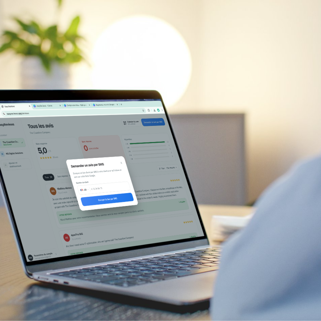 Se connecter avec le compte Google qui gère les fiches d'établissement